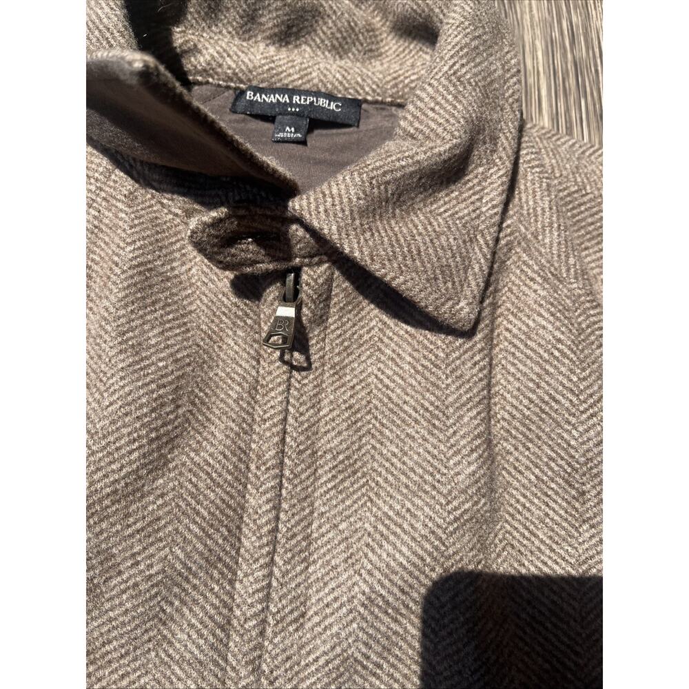 Banana Republic Mid-weight Melton Full-Zip Jacket size M - Picture 6 of 9